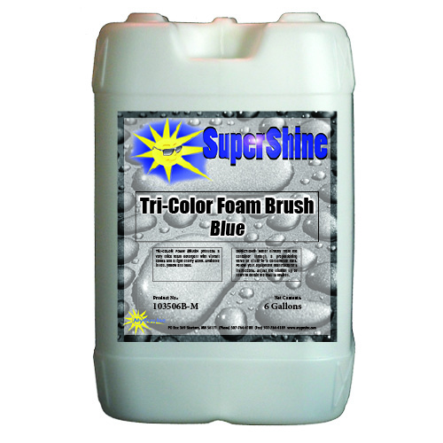 Tri Color Foam Brush by Super Shine – My Guy, Inc.
